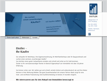 Tablet Screenshot of distler-gruppe.de